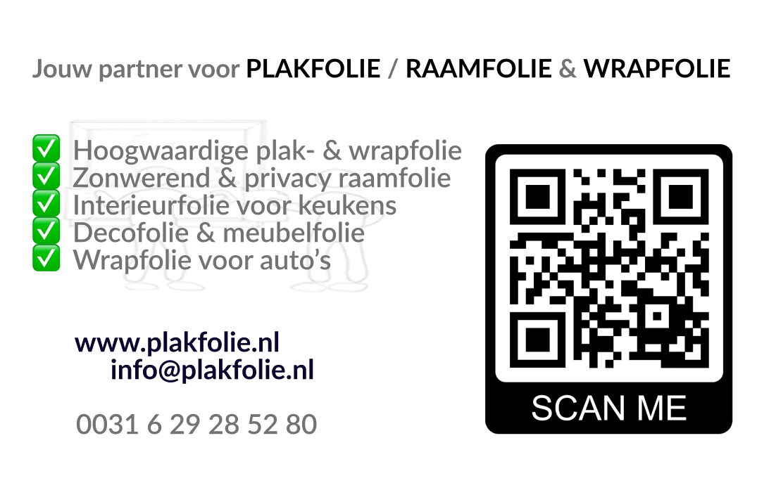 Image Business Card Back Plakfolie.nl